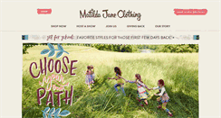 Desktop Screenshot of matildajaneclothing.com